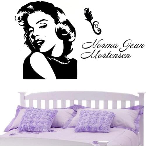 Unique Sexy Girl Lip Eyes Wall Stickers Living Bedroom Decoration DIY Vinyl Decals Art Poster Home Decor