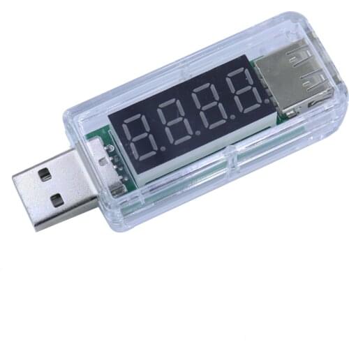USB voltage and current display meter charging detection and display instrument charger current display interface test