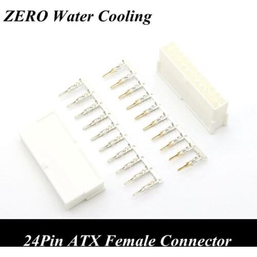 10pcs/Lot 4.2mm Pitch 5559 CPU/ATX 24Pin Female Connector + 250pcs Terminal Pins