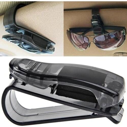 Auto Accessories Sun Visor Glasses Fastener Clip Holder For Sunglasses Eyeglasses Ticket Card Universal Multi-Function Portable