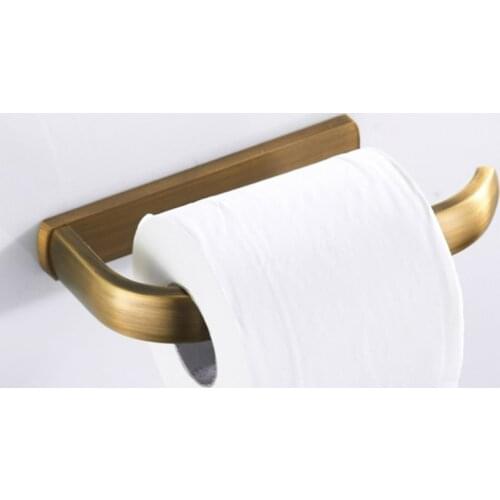 Bronze Paper Holder Antique Black Toilet Roll Holders Chrome Rose Gold Decor WC Paper Towel Holders Nickel Bathroom Accessory