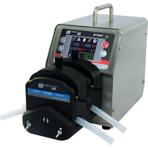 BT300F YT25 Precise Dispensing Dispenser L Intelligent Filling Dosing Pump Peristaltic Liquid Industry0.17-1600 ml/min