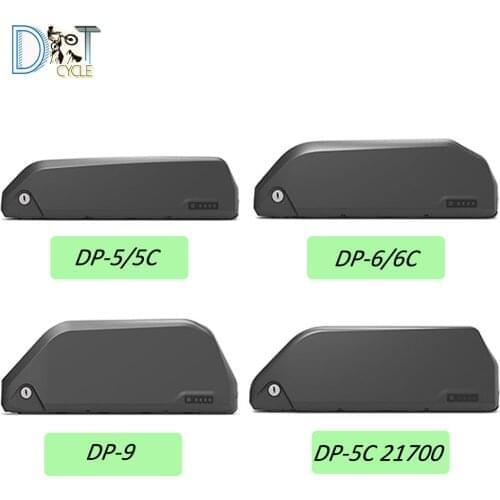 Jumbo shark DP-5 DP-6 DP-9 reention polly down tube battery case with cell holder and bottom bracket for emtb fat tire bike