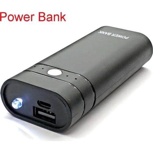 5600mAh 5V USB DIY Powerbank Case Portable External 2X18650 Battery Storage Box Power Bank Case Box Shell for Mobile Phones