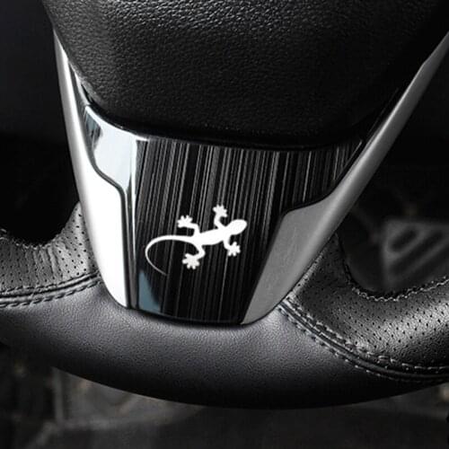 Car Steering Wheel Decorative Cover Sequins Emblem Badge Sticker for Honda Civic 2016 2017 2018 2019 2020 Interior Accessories
