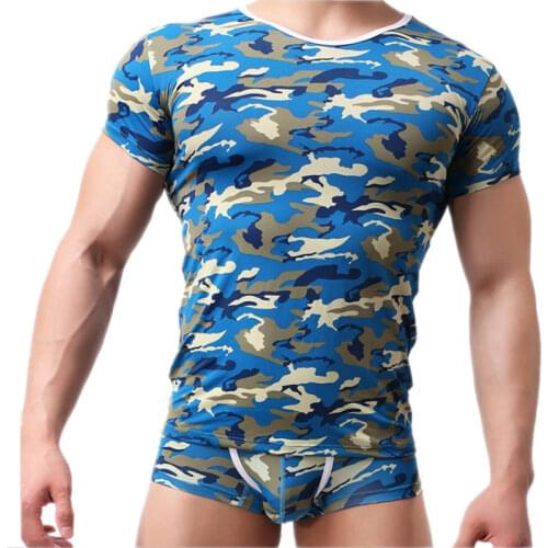 DSJDUSHIJIA Mens Camouflage T-Shirts