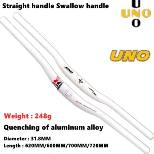 UNO Mountain Bike 31.8 Straight Handlebar Bike Handle Alloy Bike Set Ultra-light Handlebars Bike Handlebar Handlebar Mtb Parts