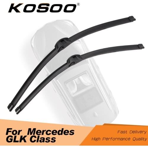 KOSOO For Mercedes Benz GLK Class X204 300 350 Car Windscreen Wiper Blade 2007 2008 2009 2010 2011 2012 2013 2014 2015 2016 2017