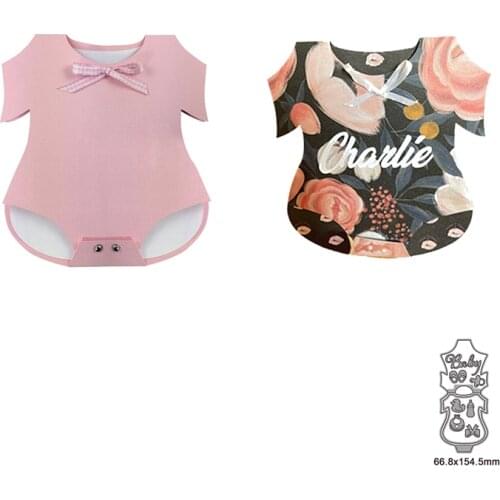 Metal Cutting Dies for Scrapbooking Dies Baby Lovely Clothes Stencil Handmade Paper Card Making Model Craft 2021 Decoration