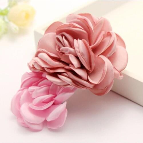 Fashion Baby Girls Kids Big Rose Flower Hairpin Bows Clips Hairclips Barrettes