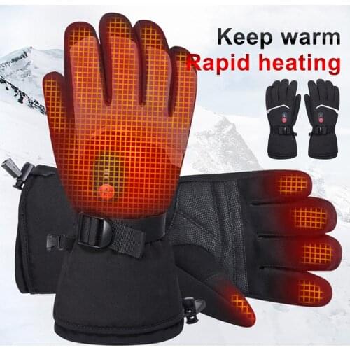 Motorcycle Heated Gloves Rechargeable Battery Touch Screen For Winter Hand Warmer For Hunting Fishing Skiing Motorcycle Cycling