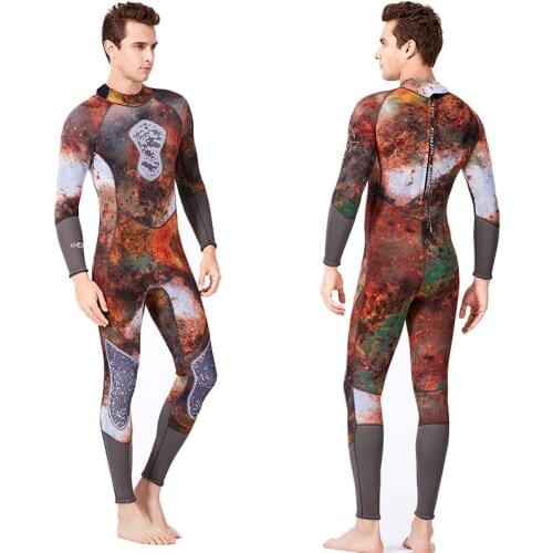 3MM Neoprene Wetsuit One-Piece and Close Body Diving Suit for Men Dive Surfing Snorkeling Spearfishing