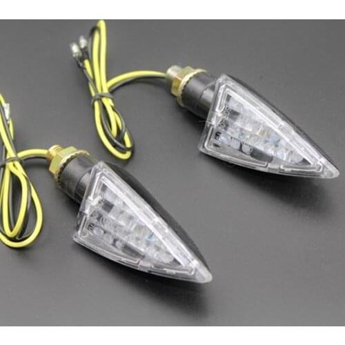 Pair Turn Light Signal For Honda Kawasaki Suzuki Kawasaki Yamaha KTN Ducati Cafe Racer Bobber Clubman Crusier Choppers