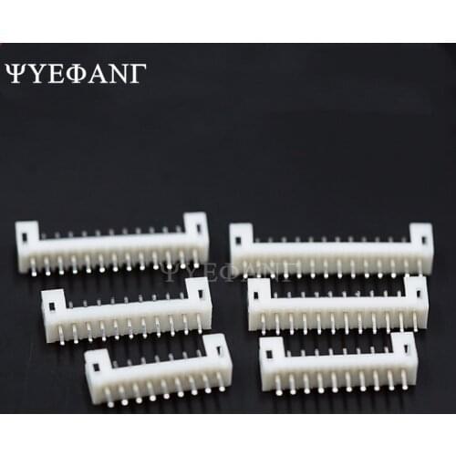 50 pcs PH2.0mm straight pin Header 2/3/4/5/6/7/8/9/10/12P pin PH-2A PH-A wire Connector PH2.0 pitch spacing 180 angle PCB Car