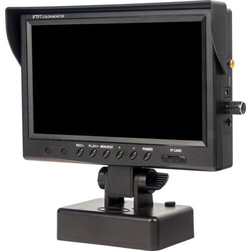S90HR 9inch LCD display monitor with DVR with battery , 1080P color LCD monitor with 4500mAh for endoscope , AV input