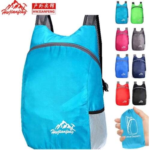 20L Lightweight Packable Folding Backpack Ultralight Outdoor Waterproof Sports Backpack Folding Travel Daypack Bag Sport Daypack
