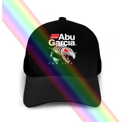 Abu Garcia Logo Fishing Gear Reels Rods 2 Sides Mens Cap Hat S M L Xl 3Xl