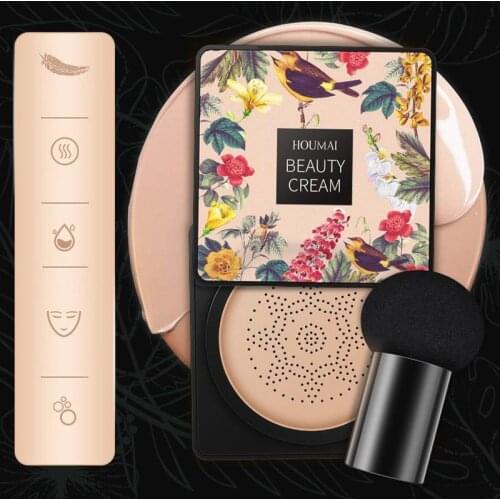 Air Cushion CC Cream Light Moisturizing Foundation Concealer Cushion Waterproof BB Cream Brighten Breathable Makeup With Brush