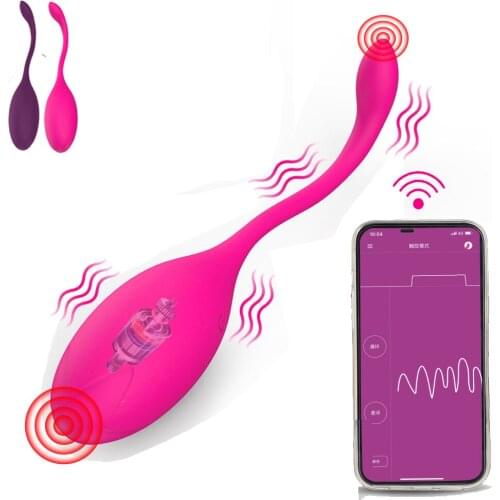 Bluetooth App Control G-spot Vibrator Vibrating Eggs Ben Wa Ball Kegel Vaginal Exercise Ball Bullet Vibrator Sex Toy For Women