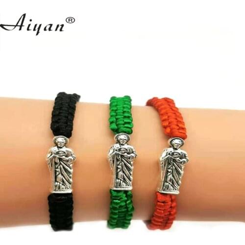 12Pieces Religious Jesus Thread Woven Bracelet Men And Women Given As Gifts Can Pray To Represent Wealth Or Fortune