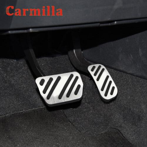 2Pcs/Set AT Aluminium Alloy Brake Pedals Accelerator Pedal Cover Fit for Toyota C-HR CHR C HR 2016 2017 2018 2019 Accessories