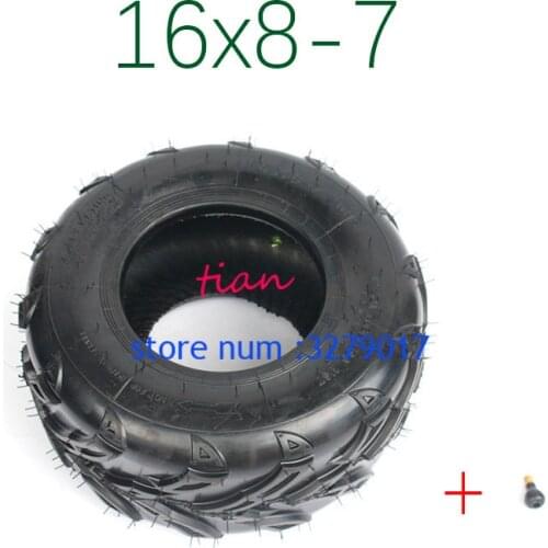 2019 High Performance 16X8-7 Atv 7 Inch Tyre for 125cc ATV Quad Buggy Bike Go Kart Dune 16*8-7