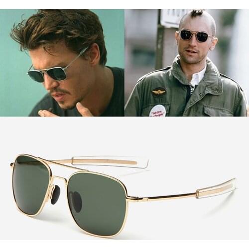 AORON Top quality USA Air Force military Aviation Men Polarized Sunglasses Driving Women Sun Glasses Oculos de sol Masculino
