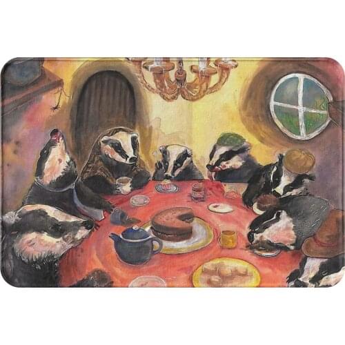 Cottagecore Rural Aesthetic Kitchen Non-Slip Carpet A Jolly Tea Party Bedroom Mat Entrance Door Doormat Home Decor Rug