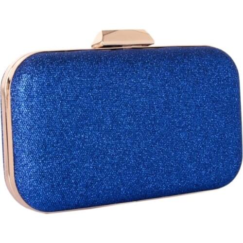 DAIWEI Women Evening Bag Clutch Handbag With diamonds leatherette PU All Seasons Wedding Event/Party Formal Metal Chain New