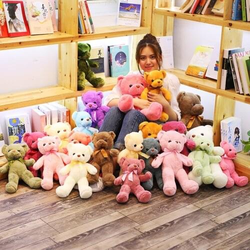 Plush Teddy Bear Sleeping Pillows Soft Stuffed Toys Animals Cartoon Plush Toys for Children Kids Girlfriend valentines day Gift