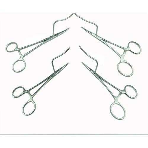 Pet Sterilization Pliers Ligation Fixed Forceps Cat Dog Animal Ovary Ligation Sterilization Forceps Veterinary Ligation Tool