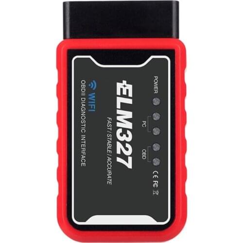 Wifi Chip OBD2 Scanner Code Reader Auto Car Diagnostic Scan Tool PIC18F25K80 Vehicle Adapter Windows System F19A
