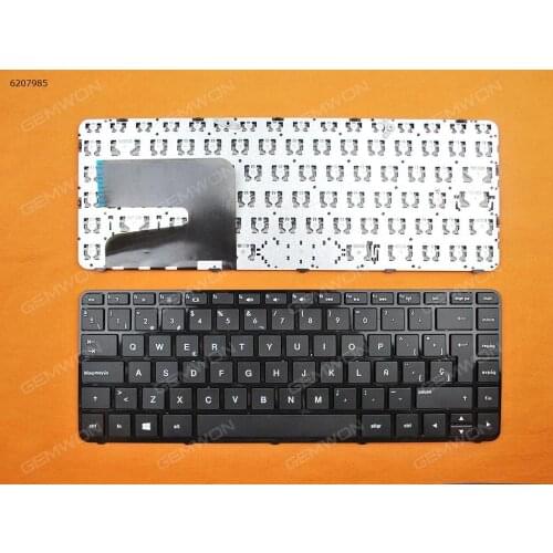 Replacement SP Language Laptop keyboard for HP Pavilion 14-N GLOSSYFRAME BLACK OEM (Win8)
