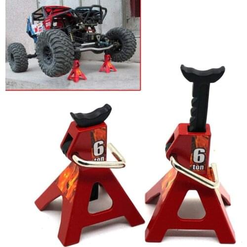 1PCS RC Car Scale Jack Stands For Axial SCX10 Wraith TRX4 D90 CC01 RC Truck Crawlers
