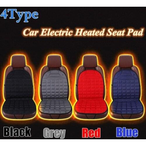 12V Car Winter Single-seat Electric Heated Heater Seat Cushion Pad Cover Winter Heating Seat Cushion Single Seat