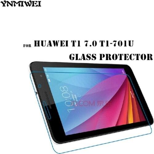 3Piece T1-701 Glass Screen Protector For Huawei MediaPad T1 7.0 T1-701u Tempered Glass Screen guard For T1-701w Protect Films