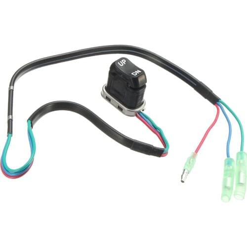 703825630100 Up Down Trim Tilt Switch & Harness Fits for Yamaha Outboard Motor Remote
