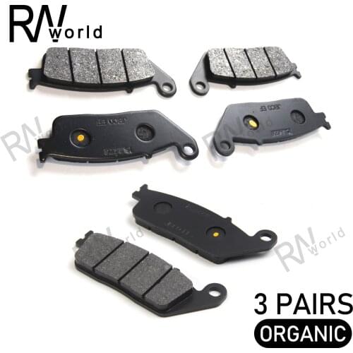 ECO Organic Motorcycles Front Brake Pads For KYMCO Xciting 300i R 2008-2015 XCITING 500 Ri 500Ri 2009 2010 2011 2012 2013 2014