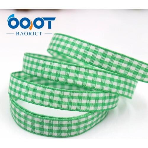 Cotton plaid ribbon 3/8'' 10mm , 50 yards , DIY handmade materials , Clothing accessories accessories headdress Gift packaging