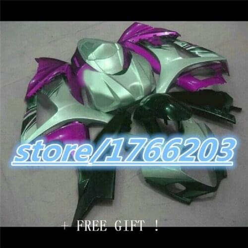Injection custom fairing kit for SUZUKI GSXR1000 body kits GSXR 1000 2007-2008 GSXR1000 07-08 Silver purple Black Fairing Body