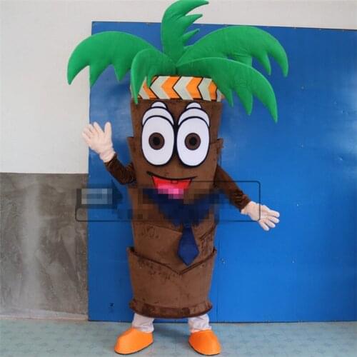 Customed Coconut Tree Mascot Costume Suits Cosplay Party Dress Outfits Clothing Carnival Halloween Xmas Easter Adults Ad Clothes