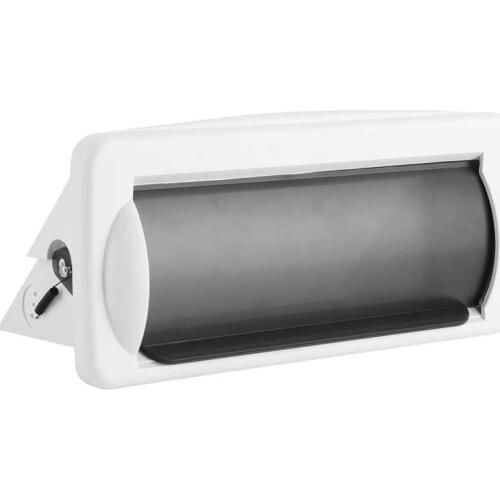 Boat Flush Mount Stereo Cover Housing Radio Splash Guard ABS Waterproof For Marine/Caravan/RV/Yacht Radio CD MP3 DVD Single DIN