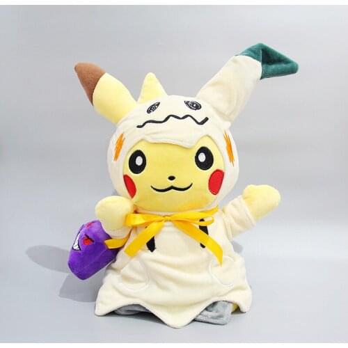 Pokemon Pikachu Mimikyu Halloween Cosplay Cute Plush Toys Soft Stuffed Doll For Friend Kid Gift