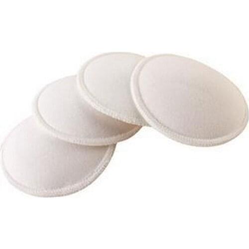 4pc Washable Reusable Breast Nursing Pads Absorbent Breastfeeding Feeding Pad