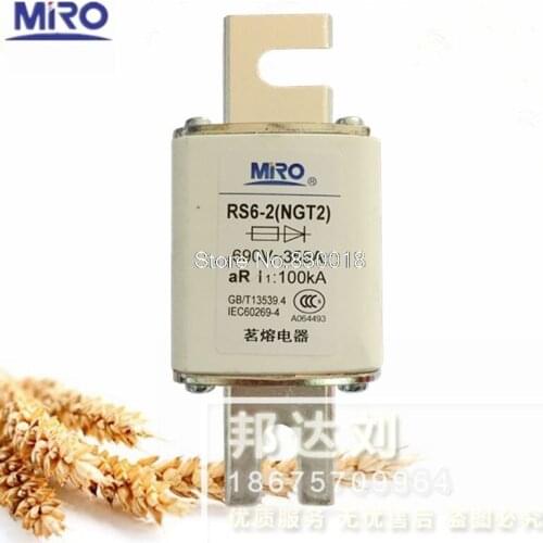 MRO RS6-2 355A Mingrong NGT2 355A Fast Fuse NGT2-355a 690V-5PCS/LOT