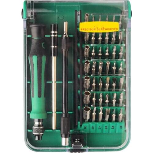 Magnetic Screwdriver Bits Set 45 In 1 Precision Screwdriver Repair Tools Kit for iPhone Samsung HTC PC Cellphone Universal Keys