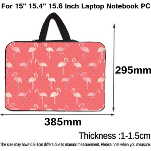 Briefcase Neoprene Laptop Bag 15 Inch Notebook Carry Case Funda Fashion Women Chromebook Computer PC Accessories Bag 15.4" 15.6"