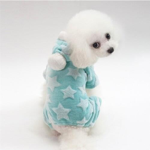 Teddy Dogs Costume Puppy Clothes Jackets Pet Dog Clothes Winter Warm Dog Green Coat Jumpsuit Thicken Pet Clothing For Yorkshire