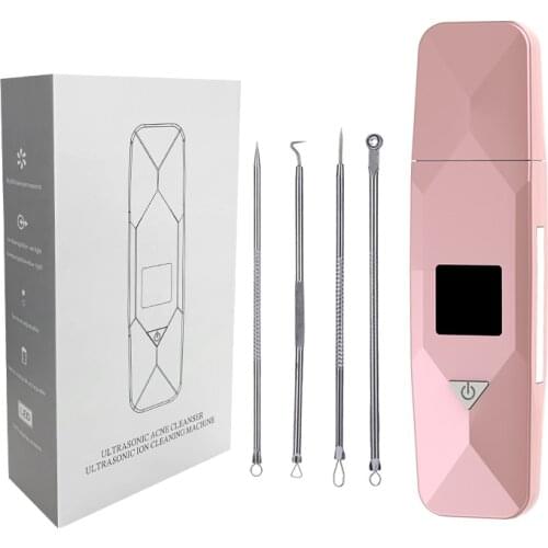 Portable Ultrasonic Cleaning Skin Scrubbers Deep Face Cleaning Face Spatulas Face Vibration Massagers