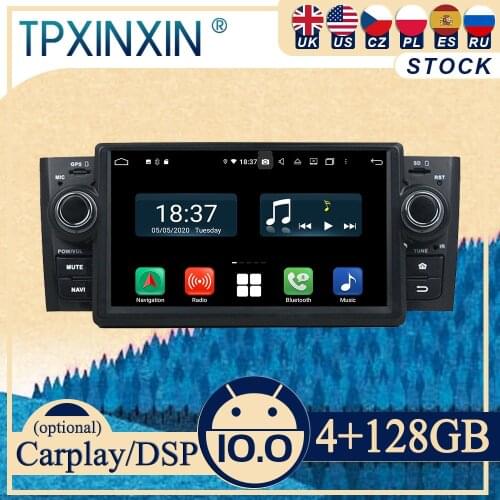 PX6 For Fiat Linea Grand Punto Android10 Carplay Radio Player Car GPS Navigation Head Unit Car Stereo WIFI DSP BT